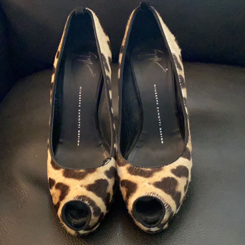 Giuseppe Zanotti Leopard Print Heels